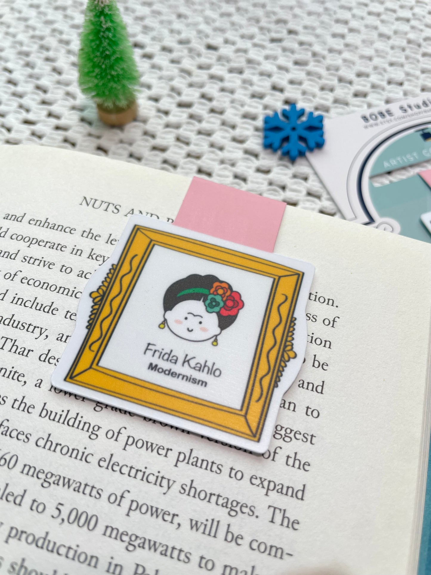 Frida Kahlo Magnetic Bookmark