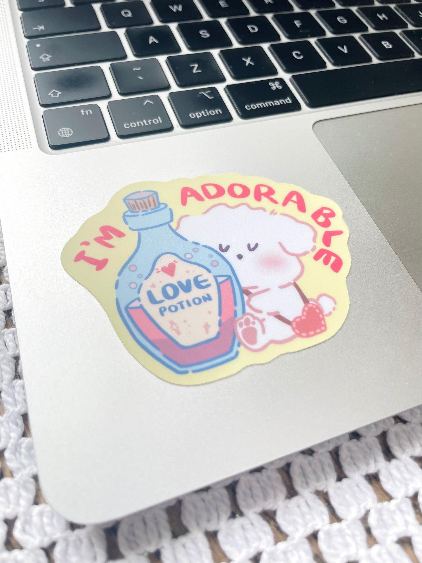 I'm Adorable Vinyl Sticker