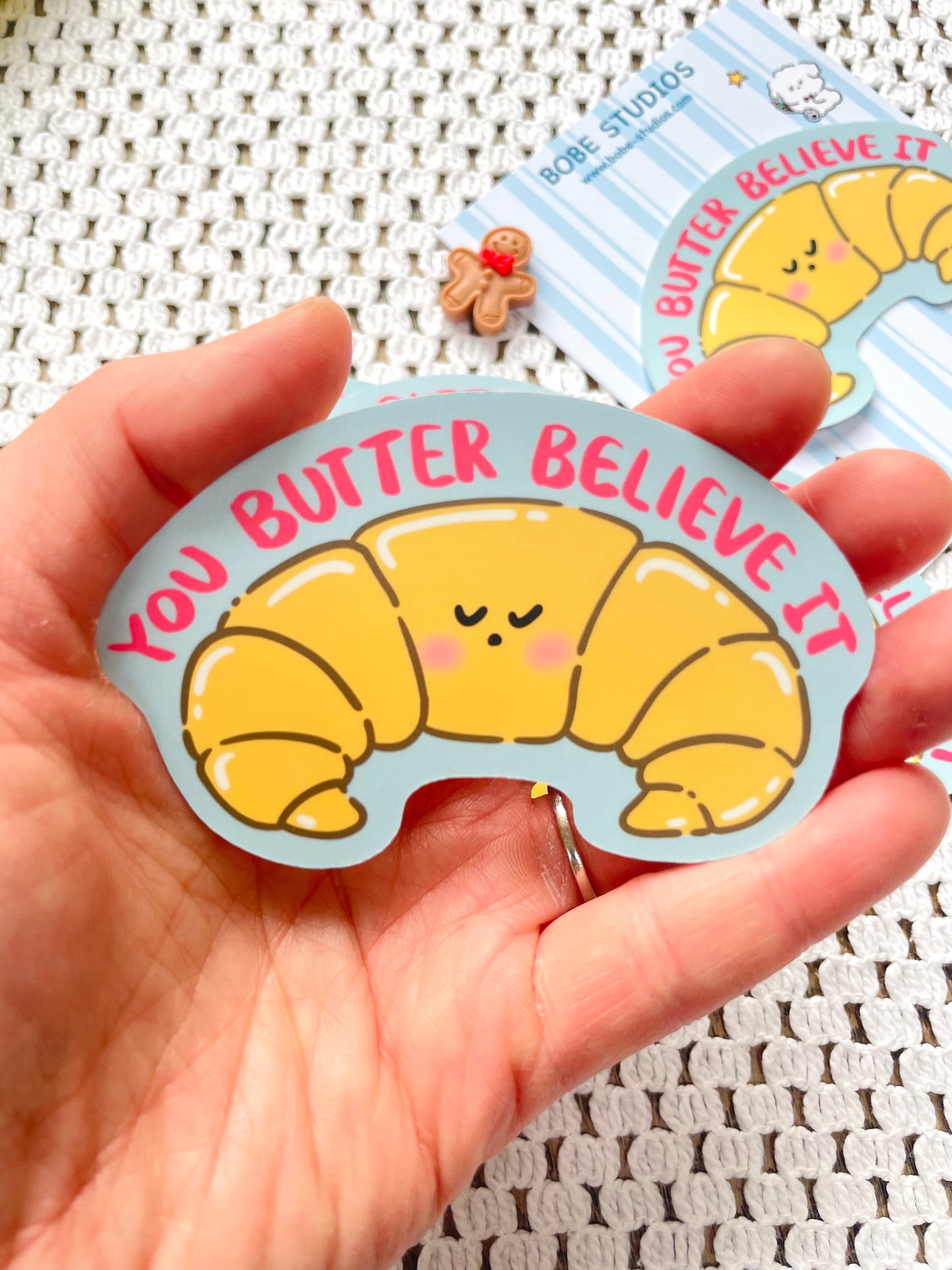 You Butter Believe It Vinyl Sticker