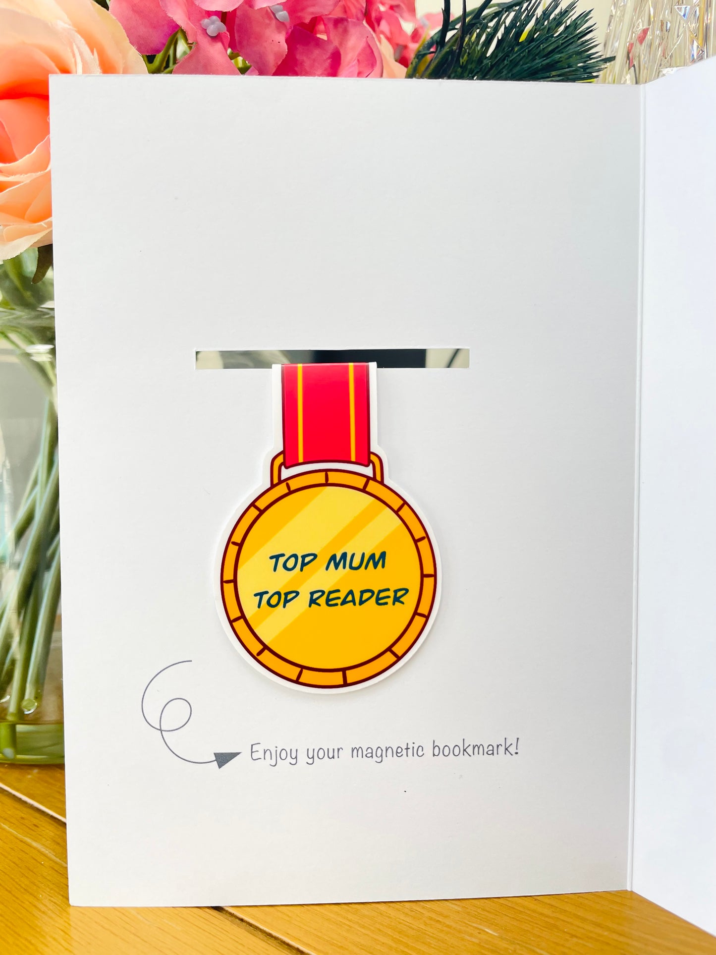 Mothers Day Card with Magnetic bookmark | Funny Mother's Day card | Happy Mothers Day