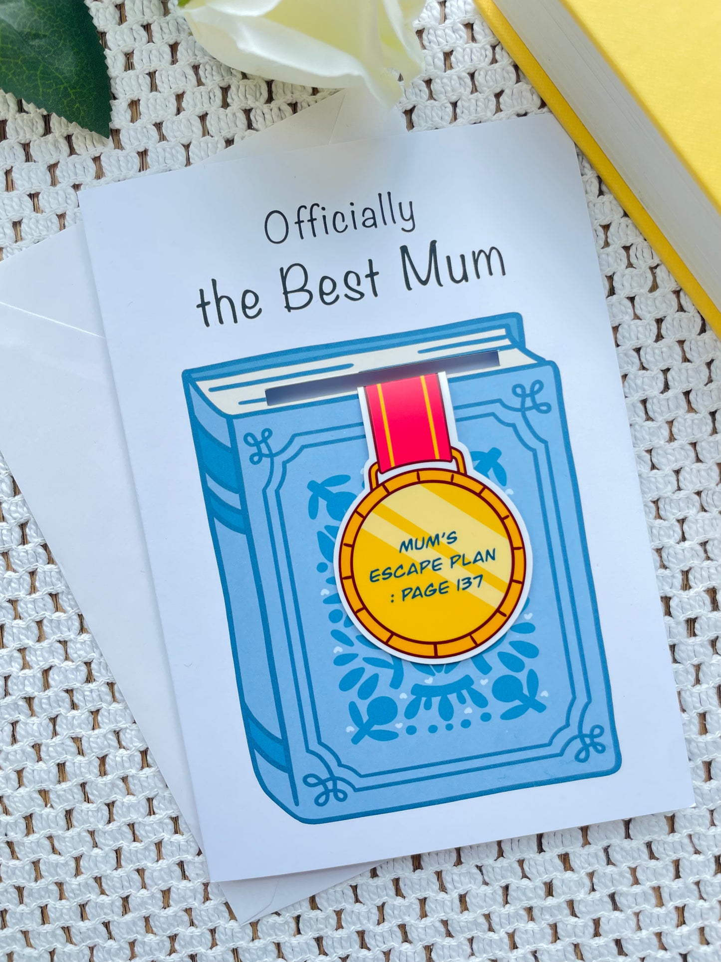 Mothers Day Card with Magnetic bookmark | Funny Mother's Day card | Happy Mothers Day